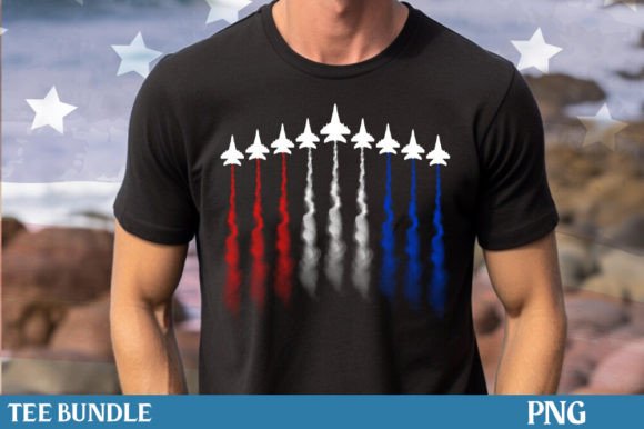 4th of July T-Shirt Design PNG
