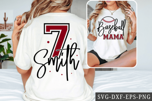Baseball Mama SVG Design for Graphics and T-Shirt Designs