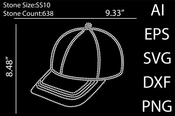 Cap Rhinestone Templates Design