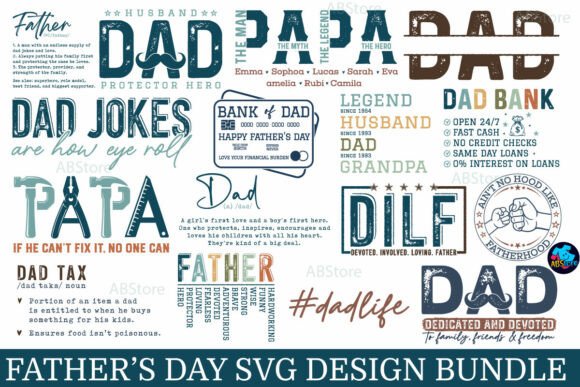 Father’s Day SVG Design Bundle