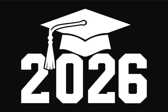 Graduation 2026 Bold Cap Design: Graphics and T-Shirt Designs