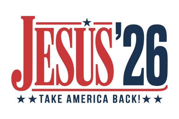 Jesus 26 America Back Design Graphics