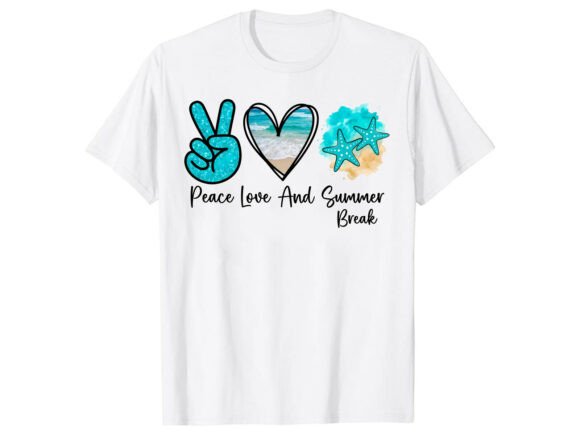 Peace Love Summer: Graphics for T-Shirt Designs