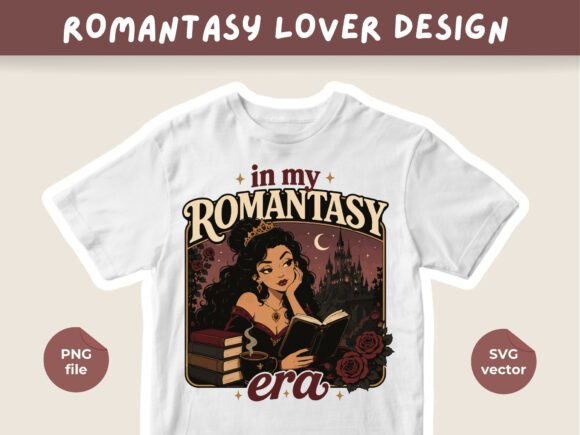 Romantasy Era Retro Princess Design PNG Review