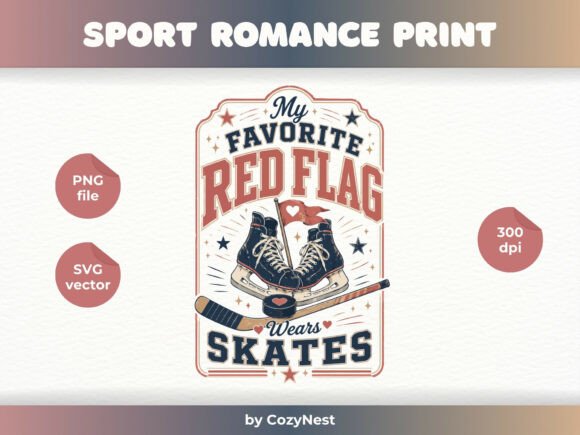 Sports Romance Hockey Graphics for T-Shirt Designs